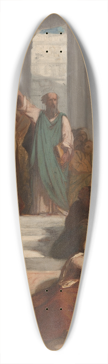 Jean-Franois Brmond - Saint Paul  Ephse 39.3 inch art pintail longboard deck