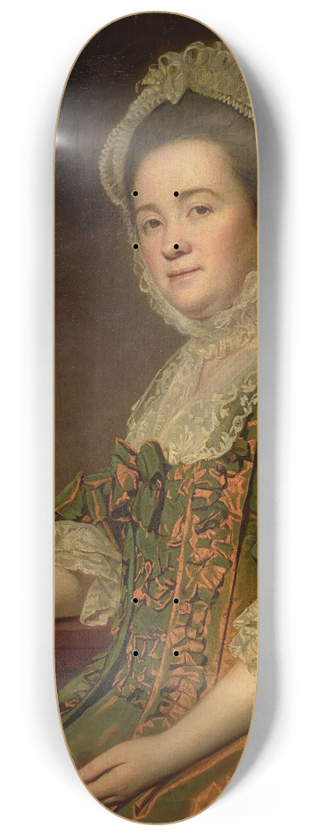 George Romney - Portrait Of Mrs. Dawes 8.25 inch art skate deck