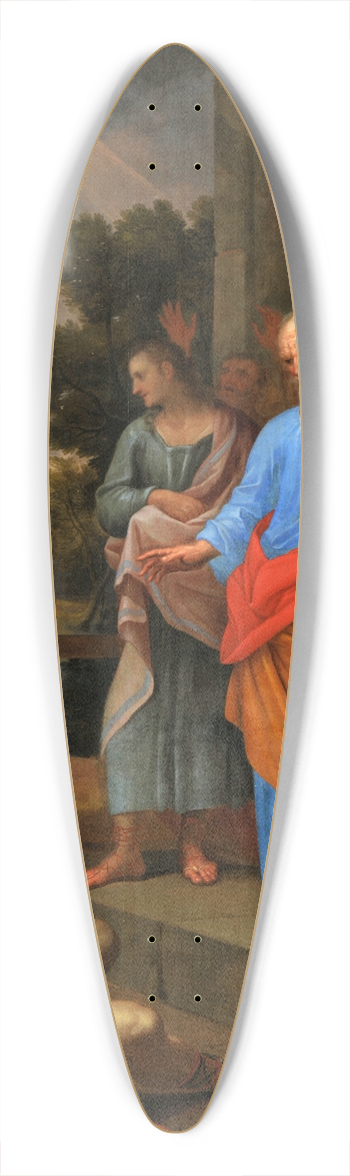 Jean Hlart - Le chtiment dAnanie 39.3 inch art pintail longboard deck