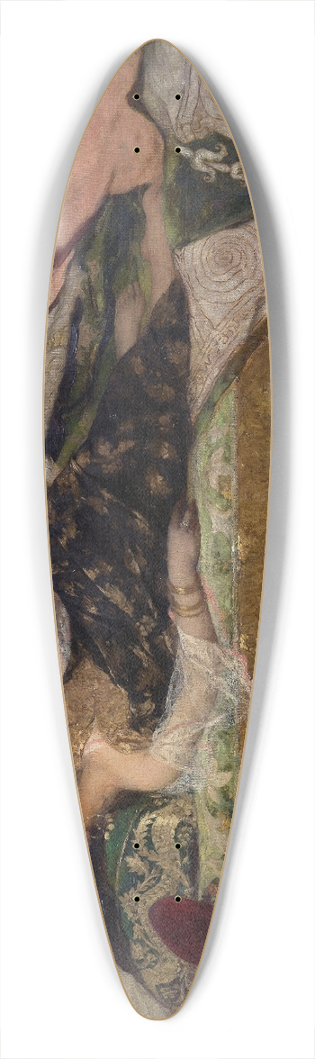Jean-Joseph-Benjamin Constant - Odalisque 39.3 inch art pintail longboard deck
