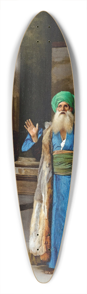 Jean-Lon Grme - A Sultan At Prayer 39.3 inch art pintail longboard deck