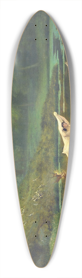 Jean-Lon Grme - Diane Et Acton 39.3 inch art pintail longboard deck