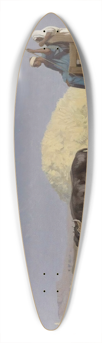 Jean-Lon Grme - Egyptian Grain-Cutters 39.3 inch art pintail longboard deck