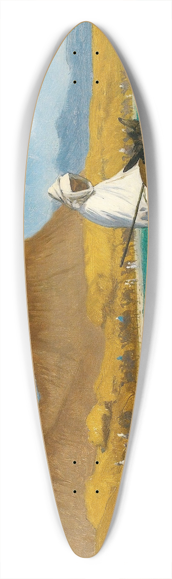 Jean-Lon Grme - Golfe DAkaba 39.3 inch art pintail longboard deck
