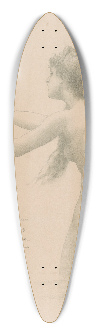 Jean-Lon Grme - Leda 39.3 inch art pintail longboard deck