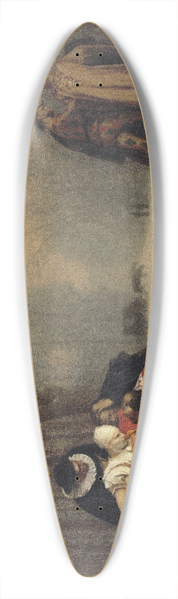 Jean-Lon Grme - The Duel After the Masquerade 39.3 inch art pintail longboard deck