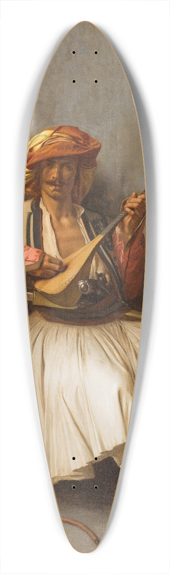 Jean-Lon Grme - The Lute Player 39.3 inch art pintail longboard deck