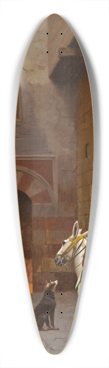 Jean-Lon Grme - Waiting for the Master 39.3 inch art pintail longboard deck