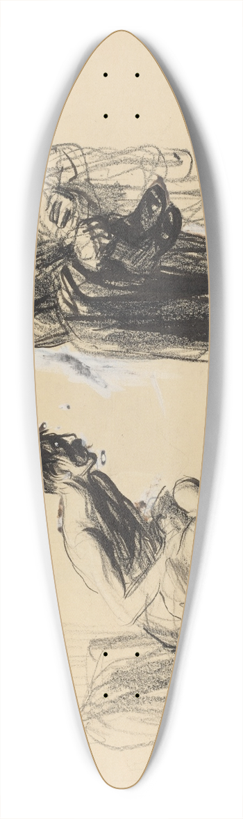 Jean-Louis Forain - Bolo pacha 39.3 inch art pintail longboard deck