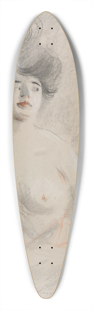 Jean-Louis Forain - Courtesan 39.3 inch art pintail longboard deck
