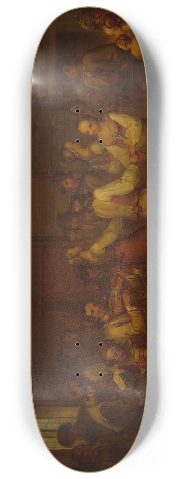 Alexander Laurus - A Peasant Dance In Finland 8.25 inch art skate deck