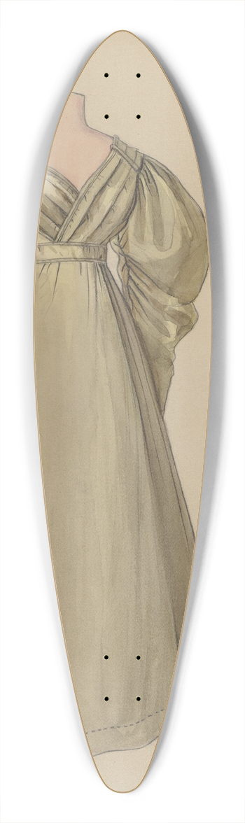 Jean Peszel - Dress 39.3 inch art pintail longboard deck