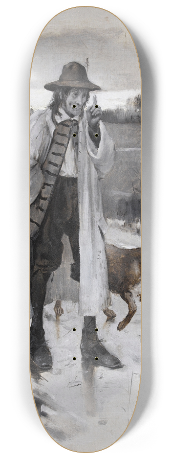 Georges Antoine Rochegrosse - Ursus et Homo 8.25 inch art skate deck
