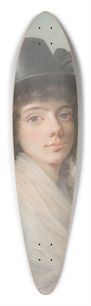 Jens Juel - Portrt af Petronella Cornelia Rmeling 39.3 inch art pintail longboard deck