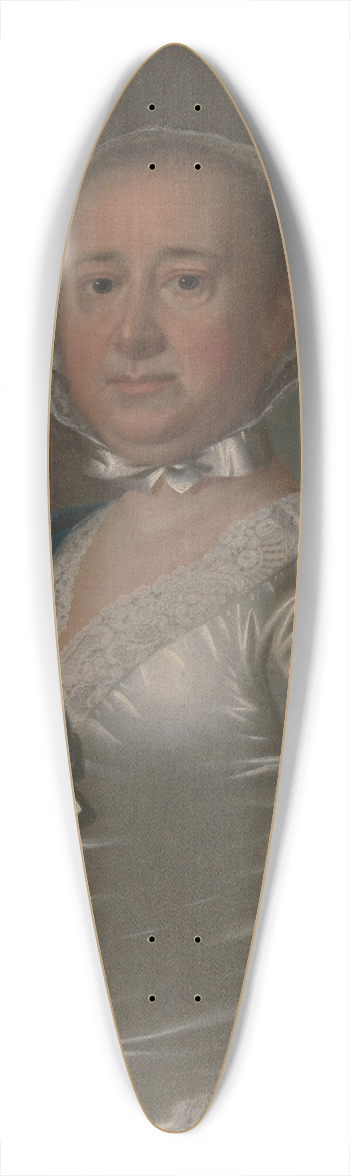 Jeremiah Theus - Mrs. Gabriel Manigault 39.3 inch art pintail longboard deck
