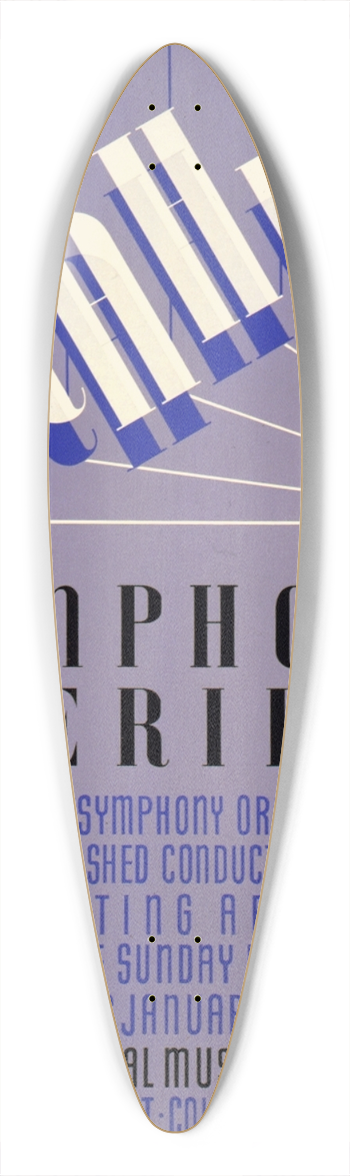 Jerome Henry Rothstein - Brahms symphony series 39.3 inch art pintail longboard deck