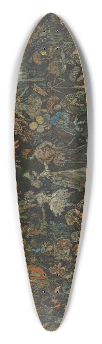 Jerome Myers - DanceFantasy 39.3 inch art pintail longboard deck