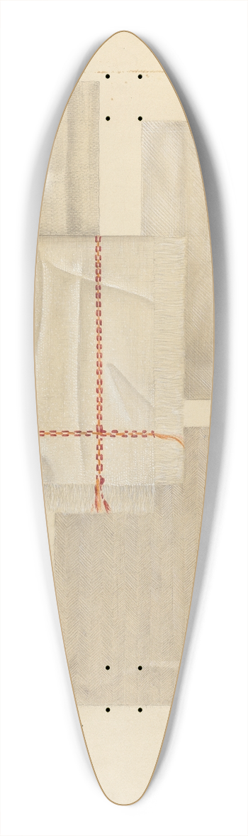 Jerry Guinta - Zoar Linens 39.3 inch art pintail longboard deck
