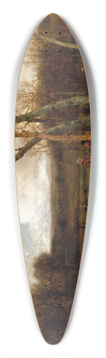 Jervis McEntee - Saturday Afternoon 39.3 inch art pintail longboard deck