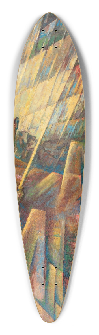 Jerzy Hulewicz - Charge 39.3 inch art pintail longboard deck