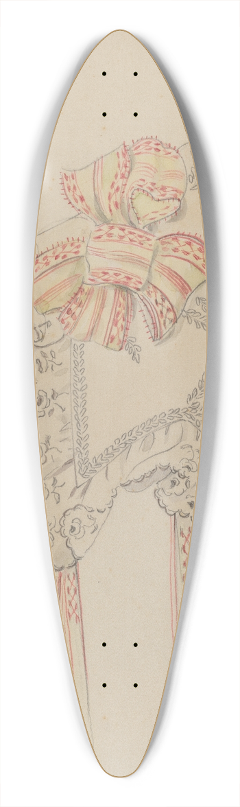 Jessie M. Benge - Cap 39.3 inch art pintail longboard deck