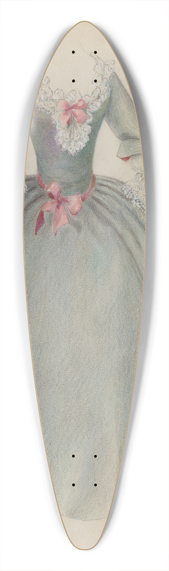 Jessie M. Benge - Dress 39.3 inch art pintail longboard deck