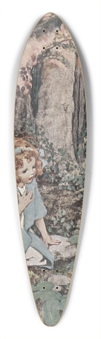 Jessie Willcox Smith - Bugs and wings and other things  frontispiece 39.3 inch art pintail longboard deck