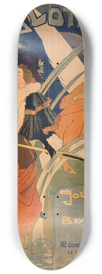 Georges de Feure - Le Diablotin 8.25 inch art skate deck