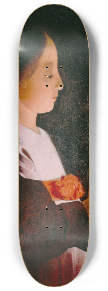Georges de La Tour - Young Virgin Mary 8.25 inch art skate deck