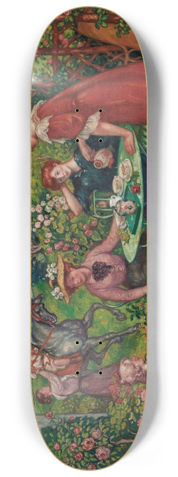 Georges d'Espagnat - La paisible journe 8.25 inch art skate deck