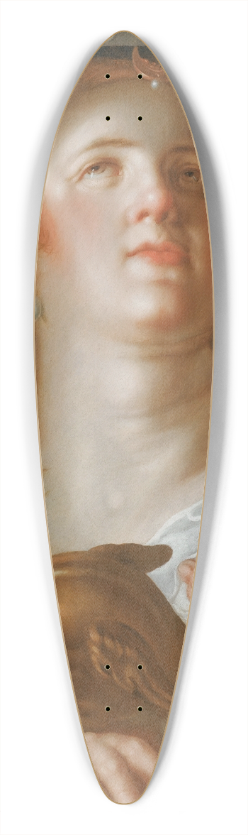 Joachim Wtewael - Diana 39.3 inch art pintail longboard deck