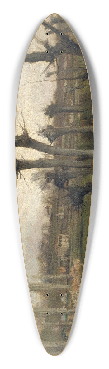 Joaquim Vayreda - The Beginning of Spring 39.3 inch art pintail longboard deck