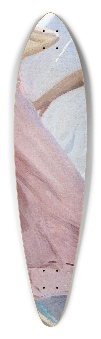 Joaqun Sorolla - After Bathing, Valencia 39.3 inch art pintail longboard deck