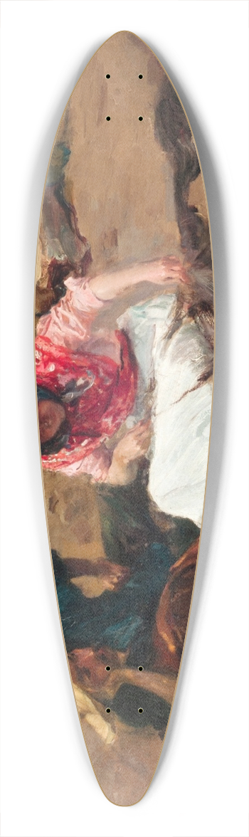 Joaqun Sorolla - Componiendo la red 39.3 inch art pintail longboard deck