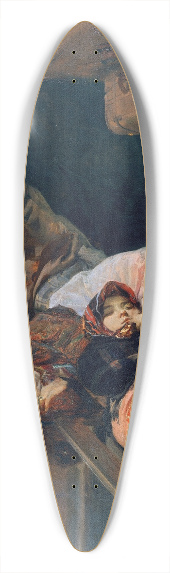 Joaqun Sorolla - White Slave Trade 39.3 inch art pintail longboard deck