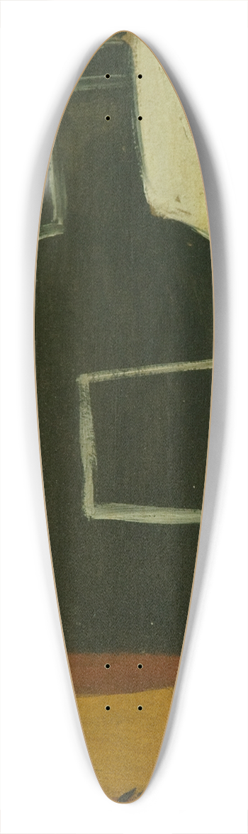Joaqun Torres-Garca - Pintura 39.3 inch art pintail longboard deck
