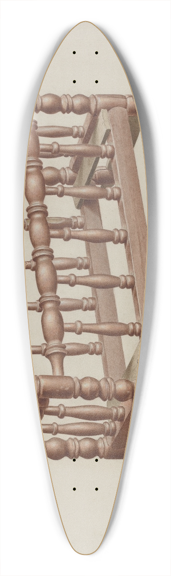 Joe Brennan - Dolls Cradle 39.3 inch art pintail longboard deck
