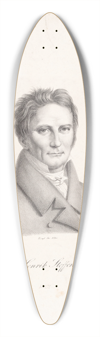 Johan Ludvig Lund - Henrik Steffens 39.3 inch art pintail longboard deck