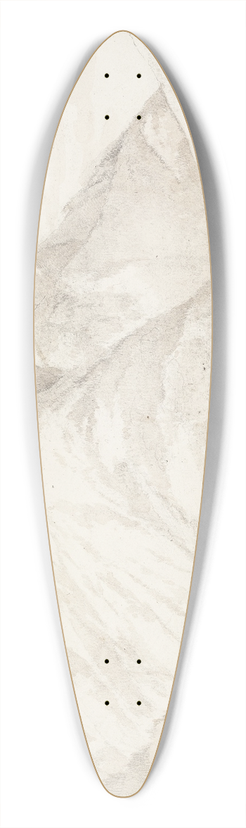 Johan Ludvig Lund - Udsigt over Glishorn 39.3 inch art pintail longboard deck