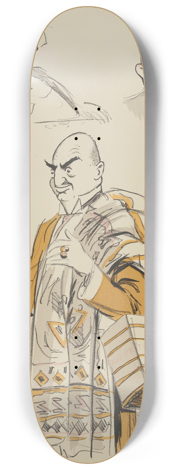 Georges Goursat (Sem) - Bon Ptrole 8.25 inch art skate deck
