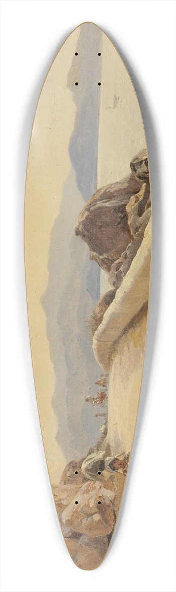 Johann Baptist Kirner - Italienischer Kstenweg 39.3 inch art pintail longboard deck