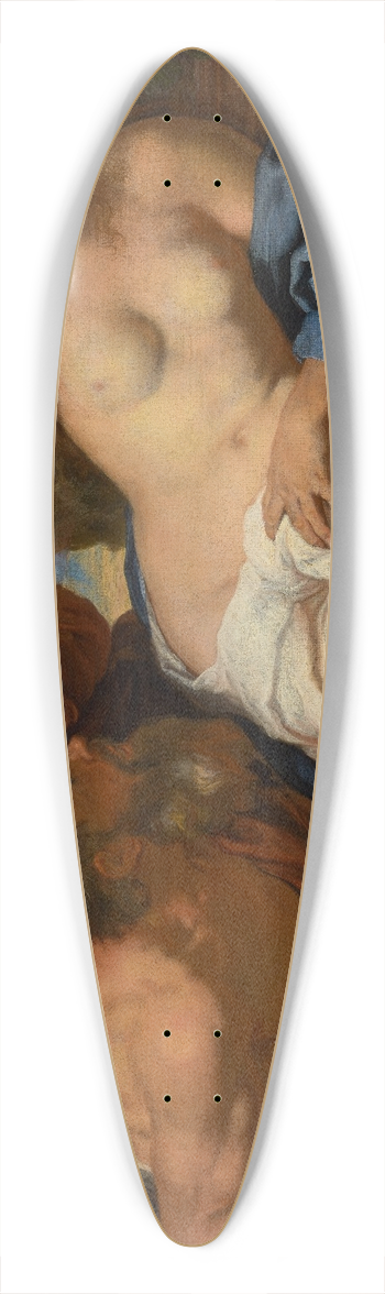 Johann Carl Loth - Susannah and the Elders 39.3 inch art pintail longboard deck