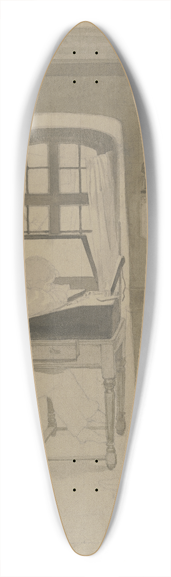 Johannes Eissenhardt - Der Knstler bei der Arbeit 39.3 inch art pintail longboard deck