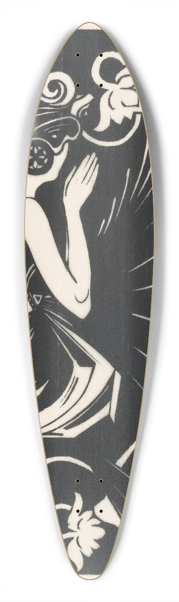 Johannes Frederik Engelbert ten Klooster - Sembah 39.3 inch art pintail longboard deck