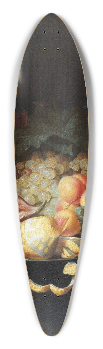 Johannes Hannot - Still Life with Fruit 39.3 inch art pintail longboard deck