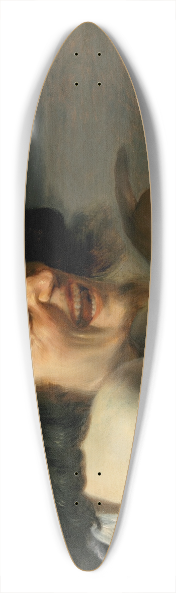 Johannes Paulus Moreelse - Democritus 39.3 inch art pintail longboard deck