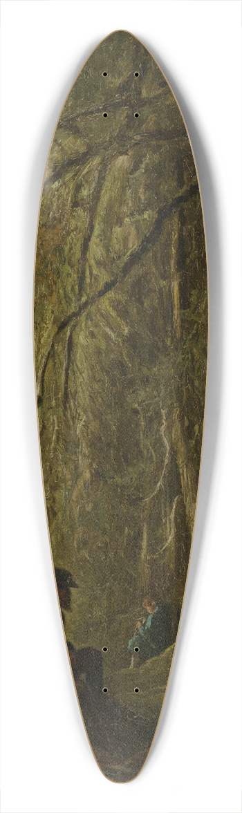 Johannes Tavenraat - Op drijfjacht 39.3 inch art pintail longboard deck