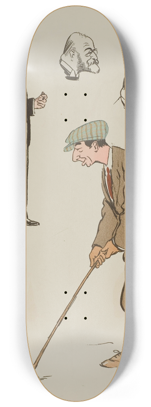 Georges Goursat (Sem) - le commandant Alexandre, M. Le Couturier, le directeur du golf 8.25 inch art skate deck
