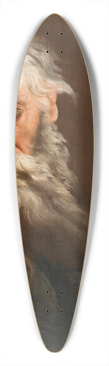 Johann Heinrich Schnfeld - A bearded man in armor 39.3 inch art pintail longboard deck