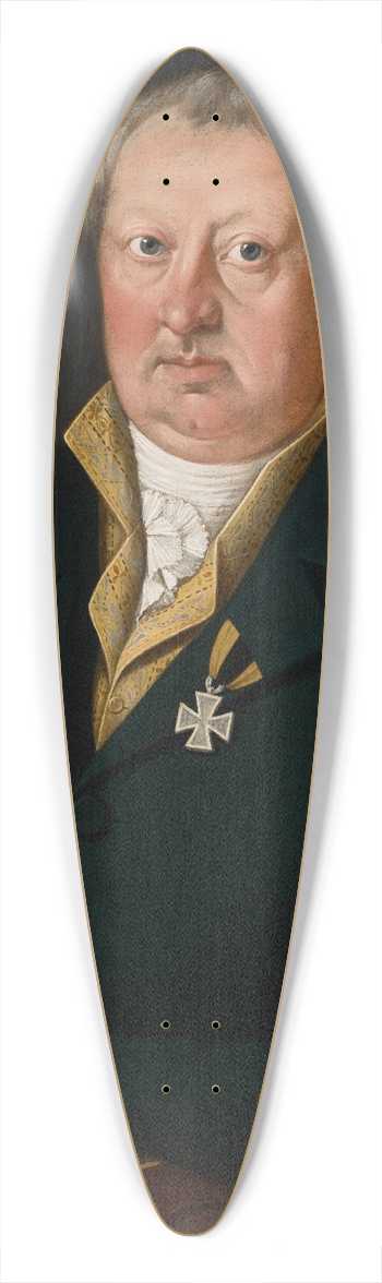 Johann Lederwasch - Bildnis eines Herrn mit gelber Weste 39.3 inch art pintail longboard deck
